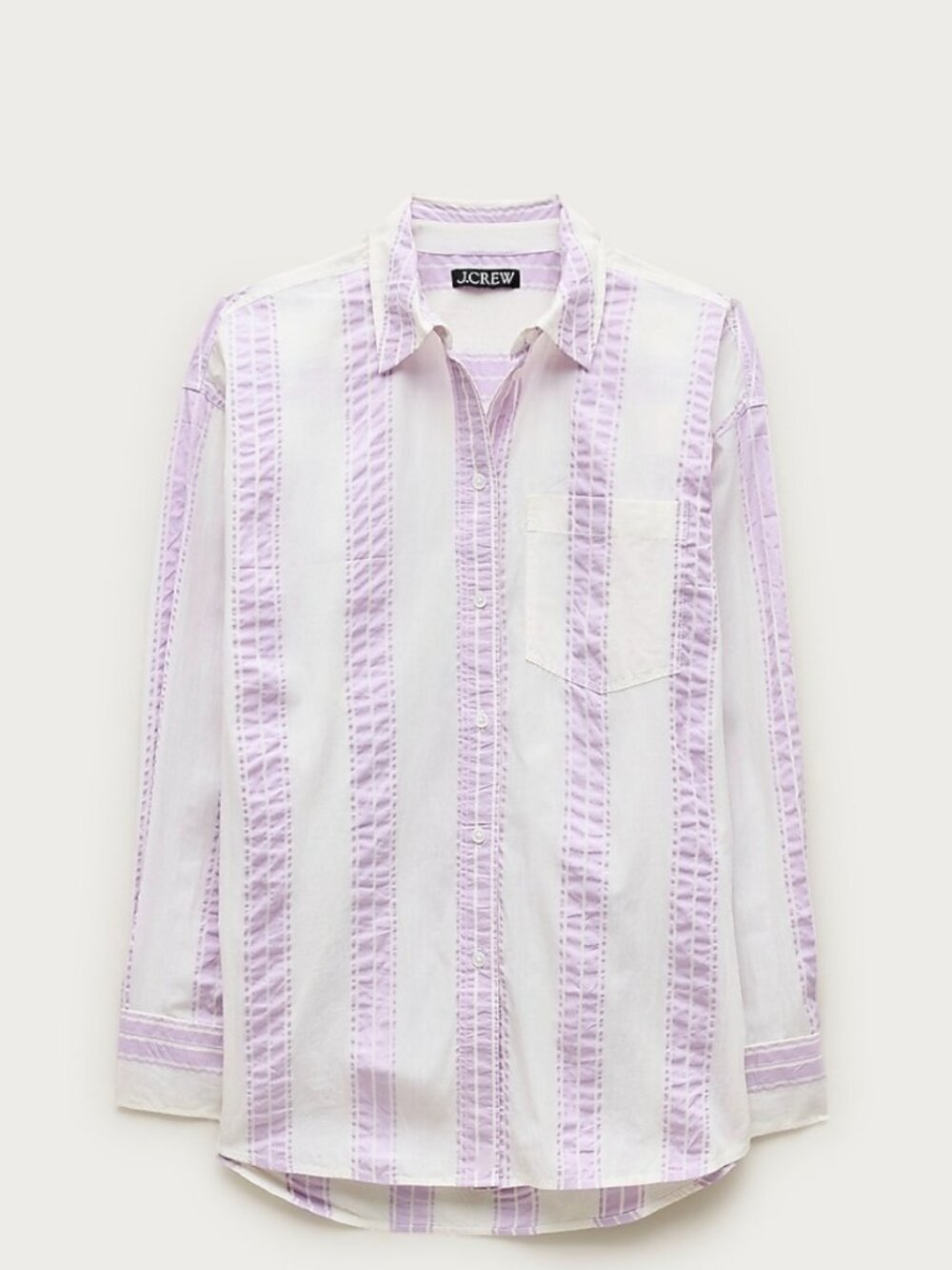 J Crew Etienne Oversized Fit Shirt in Dobby Stripe Size 3X NWOT